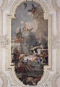 Giovanni Battista Tiepolo Donation of the Rosary oil on canvas